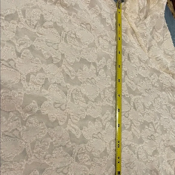 Venezia Clothing Co Elegant Cream Lace Women's Top Size 22/24 Pre-Loved elegance - Picture 8 of 9